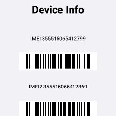 device info